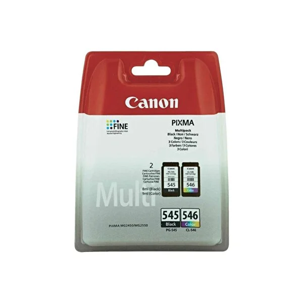 CANON PG-545/CL-546 Multipack Mrekkep Kartu� + Ka��t Hediyeli