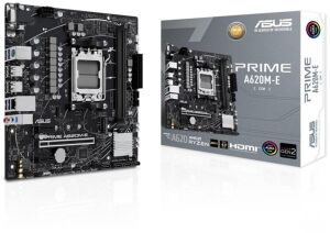 Asus PRIME A620M-E-CSM 6400mhz(OC) RGB M.2 AM5 mATX DDR5 Anakart