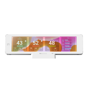 ZALMAN ZM-MF916 White 9,16 inç IPS 1920×462 60 Hz USB Sistem İzleme Ekran Modülü + Stand