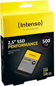 Intenso 500GB Performance 3814450 550MB--500MB-s 2.5 Sata 3 Ssd