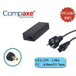 Compaxe CNH-158 Hp 30w 19v 1.58a 4.8 1.7 Notebook Adaptörü