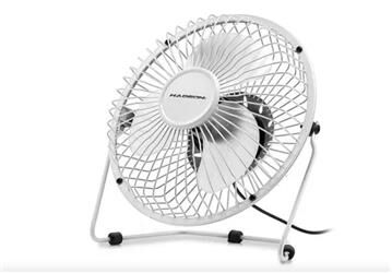 HADRON HDX7252 BEYAZ VANTİLATÖR USB METAL18CM