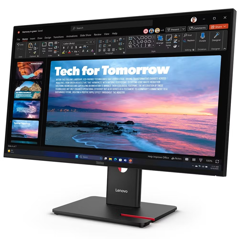 LENOVO 27 IPS ThinkVision T27QD-40 4MS HDMI DP Pivot Monitör (2560 x 1440) / 64AAGAT2TK