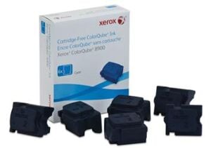 Xerox 108R01022 ColorQube 8900 Genuine Solid Ink Cyan Mavi 6 Stick