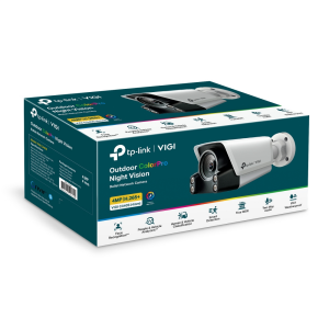 TP-LINK 4MP BULLET4MM VIGI C340S ColorPro F1.0 PoE IP67 Çift Yönlü Sesli Dış Mekân IP Kamera