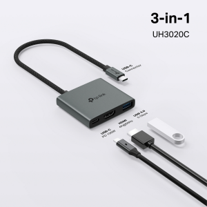 TP-LINK UH3020C USB Type C 3-Port Hub (HDMI+USB3.0+PD100W)