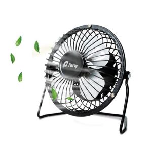 Feny FN-F86 Metal 360 Derece Dönebilen 4 Mini Masaüstü Fan