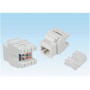 HCS J6A-00826 CAT6A FTP KEYSTONE JACK TOOLESS 180 DERECE