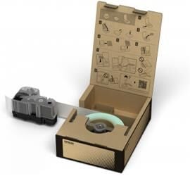 Epson BR-VN50WB Vinil Beyaz Üzeri Siyah 50mm 45Metre Etiket