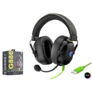 MOFAN G886 USB RGB 7.1 Surround Over-Ear Mikrofonlu Gaming Kulaklık Siyah