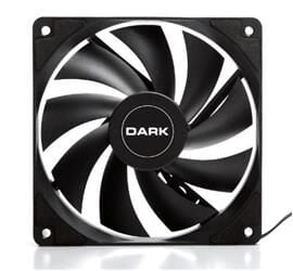 Dark''DKCCF123R''12cm  1200 RPM, 36 CFM, Güçlü Soğutma Sessiz Siyah Kasa Fanı