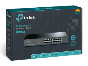 TP-LINK 16port Gigabit Yönetilebilir Switch TL-SG1016DE