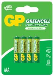 GP Greencel R03 AAA Boy İnce Çinko Kalem Pil 4'lü Paket GP24G-U4