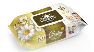 Pafilya Papatya Islak Mendil 120 li (Alcohol Free- Paraben Free) Premium Quality(çiçekli)