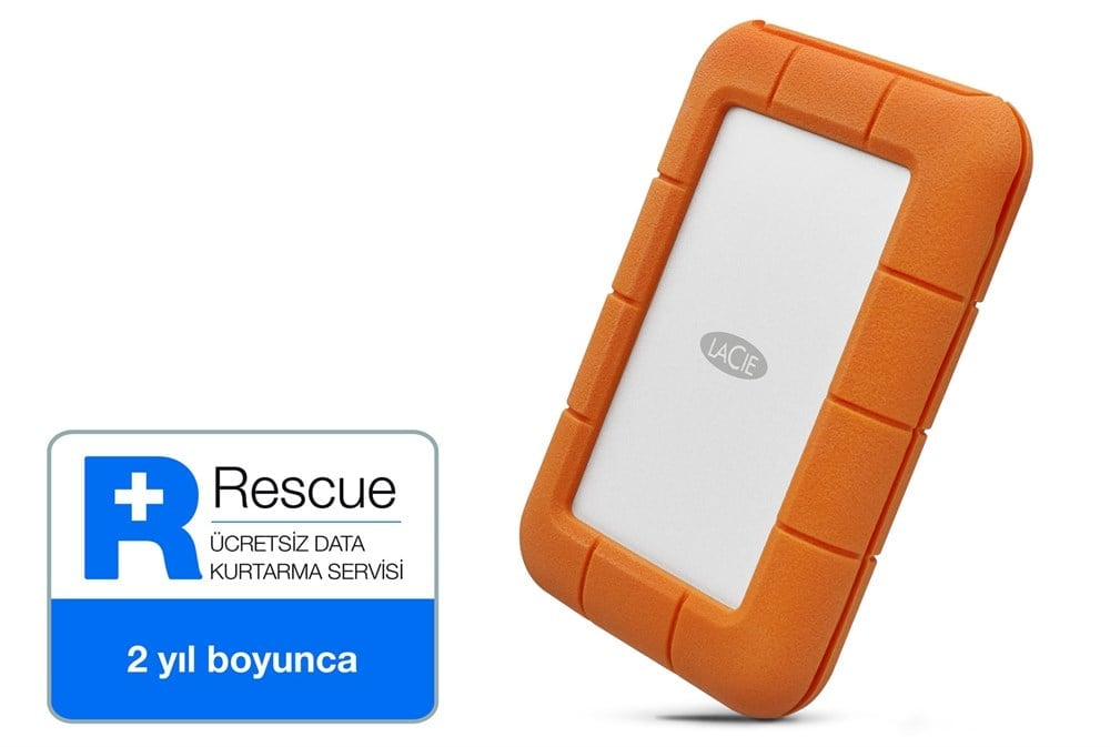 LACIE 4TB 2.5  Rugged Mini STFR4000800 TypeC Harici Disk