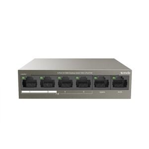 TENDA 5port PoE 63w 10/100 Yönetilemez Switch TEF1106P-4-63W