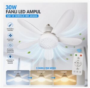 ELİTLED FANLI LED AMPUL EL-02