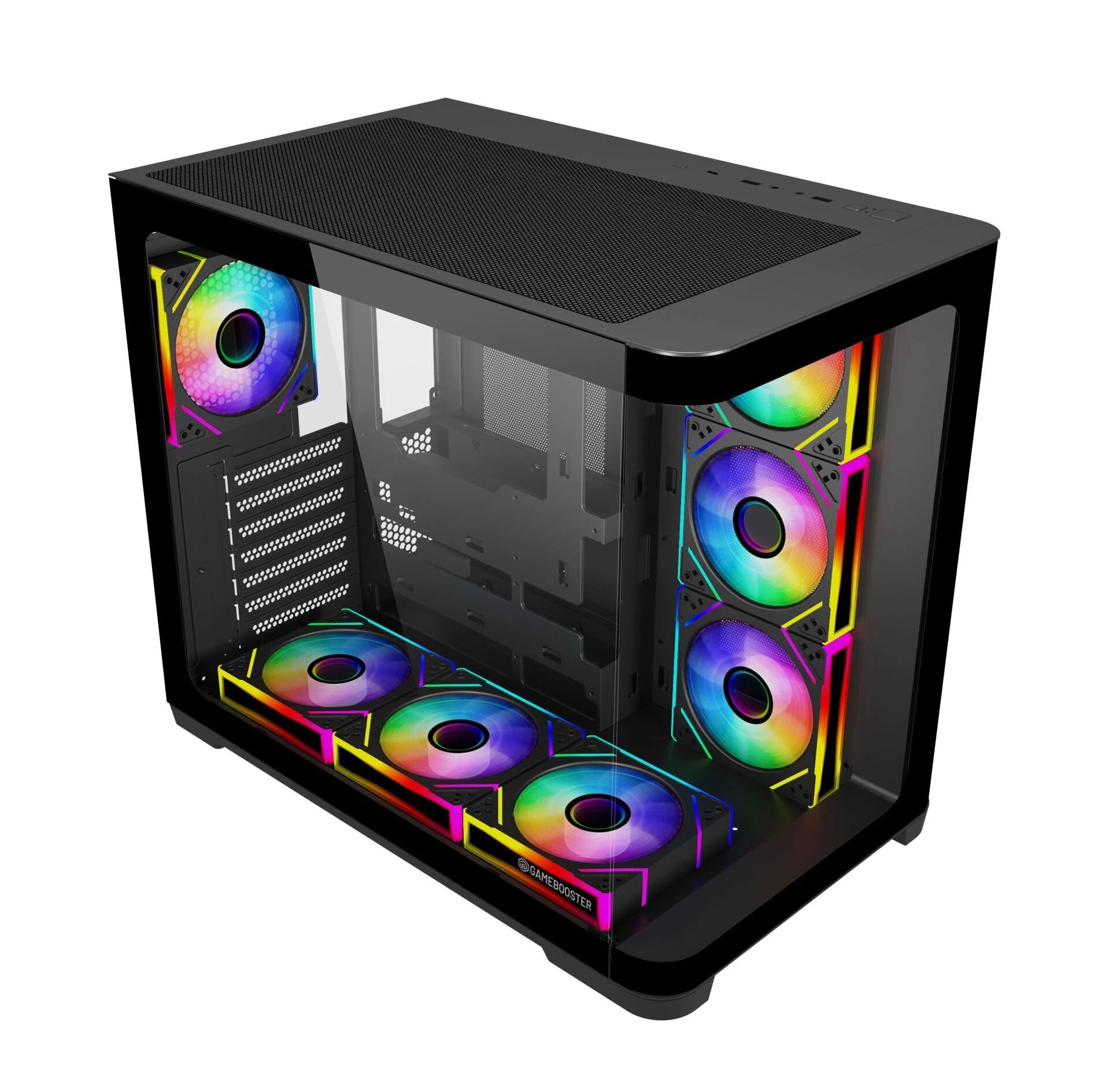 GAMEBOOSTER GB-G2852B 7-FANLI GAMING MID -TOWER PC KASASI