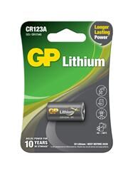 GP CR123A 3V Lityum Tekli Paket Pil (GPCR123A-U1) Fotoğraf Makinesi Pili