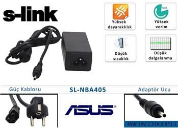 S-link sl-nba405 45w 19v 2.37a 3.0-1.1 Notebook Standart Adaptörü