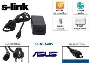 S-link sl-nba405 45w 19v 2.37a 3.0-1.1 Notebook Standart Adaptörü