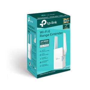 TP-LINK RE705X AX3000 Dual Band Mesafe Genişletici Priz Tipi Router
