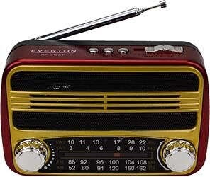 Everton Rt-310bt Bluetooth Fm-Usb-Tf Card- Şarjlı  Nostaljik Radyo