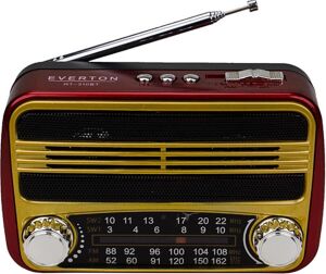 Everton Rt-310bt Bluetooth Fm-Usb-Tf Card- Şarjlı  Nostaljik Radyo
