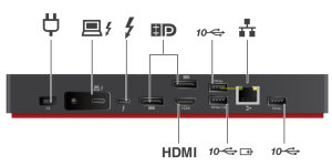LENOVO THINKPAD 40B00135EU Evrensel USBC Dock Bağlantı İstasyonu