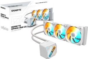 GIGABYTE 360MM GAMING 360 ICE ARGB AM5-1851p Sıvı Soğutmalı İşlemci Fanı Bayaz