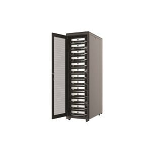 AGER 26U 800x1000mm Dikili Tip Siyah Kabinet Vega AG-VB26U8010S1-BAAA-A-M1 Cam Kapak