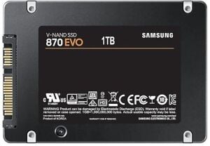 Samsung 1TB MZ-77E1T0BW 870 Evo Sata 3.0 560-530mb-s 2.5 MZ-77E1T0BW Ssd Harddisk