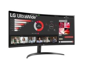 LG 34 34WR55QC-B 100 Hz WQHD 3440X1440 (Dp+Hdmı+Usb-C) Freesync Curved Gaming Monitör