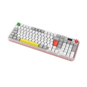 Rampage Reflect 99 Sessiz Beyaz - Gri RGB Q Membrane Oyuncu Klavyesi