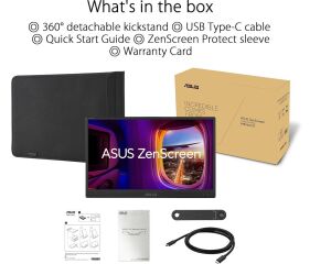 Asus 15.6 ZenScreen MB166CR 15.6 IPS 1920x1080 5ms USB-C Mat Ekran Taşınabilir USB Monitör