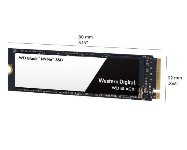 WDS100T2X0C 1TB WD Black Sata3 3400/2800 Flash SSD