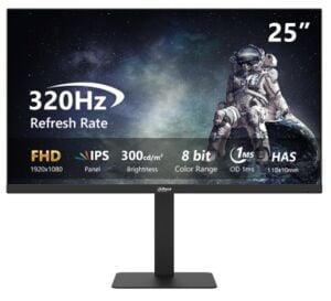 Dahua LM25-E241A 25 320Hz 1ms DP+HDMI+Audio out IPS Pivot Gaming Monitör