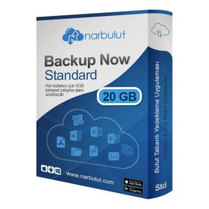 NARBULUT Backup Now Standart Edition 20GB Lisans 1yıl 50kullanıcı basic support is included.