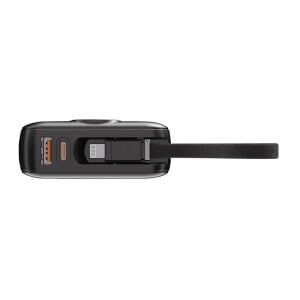 S-link G450 20000mAh PD45W+QC3.0 Dahili Kablolu Siyah LCD Taşınabilir Pil Şarj Cihazı Powerbank