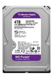 WD 3.5 4TB PURPLE WD44PURZ 5400 RPM 128MB SATA-3 Güvenlik Diski