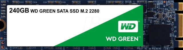 WDS240G2G0B 240GB Green m.2 Sata 540/465 Flash SSD