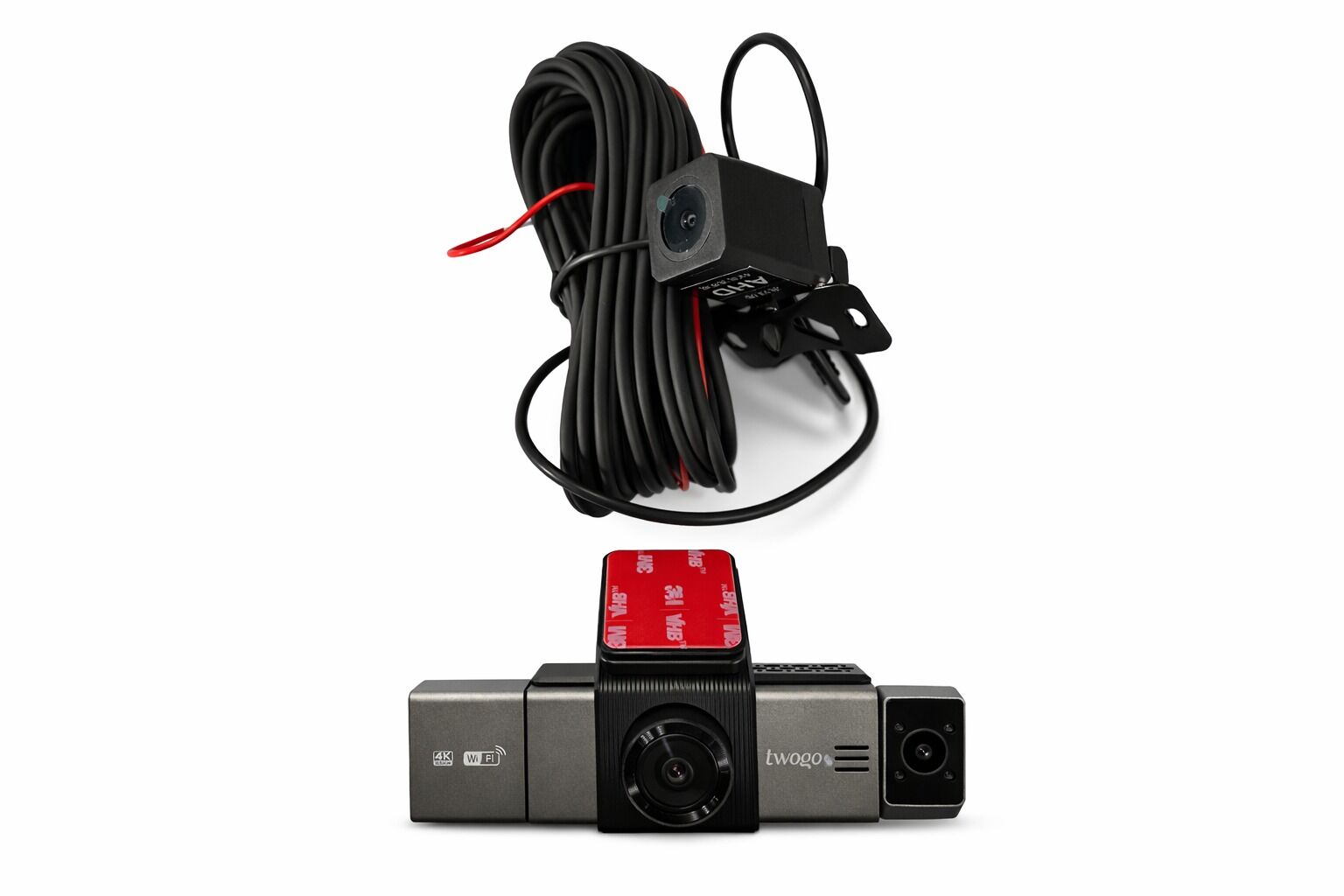 TWOGO GO-İX13 3.2 Ekran Üç Kameralı Araç İçi Kamera (İK33L)