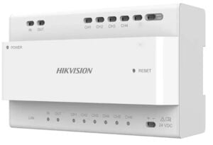 Hikvision DS-KAD704Y 2 Telli 4 Kanal Analog İnterkom Dağıtıcısı