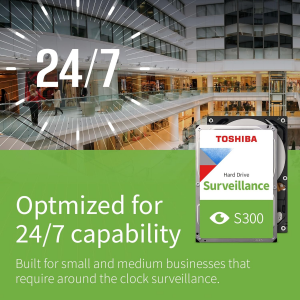 TOSHIBA 2TB 3.5 S300 HDWT720UZSVA 128MB SATA-3 Güvenlik Diski