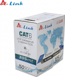 A-LINK 305metre CAT6 Utp 24AWG CCA AL-CAT06
