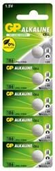 GP GP186-C5 LR43 AG12 Alkalin Düğme Pil 5'li Paket
