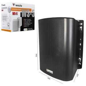 WESTA WS-5TB 5.25 125W Trafolu Siyah Hoparlör IP65