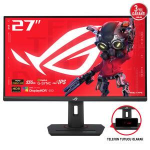 ASUS 27 IPS ROG STRIX XG27ACMS 0.3MS 320HZ OC HDMI-DP TYPEC Pivot Gaming Monitör 2560x1440 /  90LM0BE0-B01171
