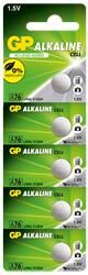 GP GPA76-C5 LR44 AG13 Alkalin Düğme Pil 5'li Paket 
