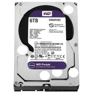WD60PURZ 6TB Purple Sata 3.0 5400RPM 64MB 3.5'' Dahili Güvenlik Diski